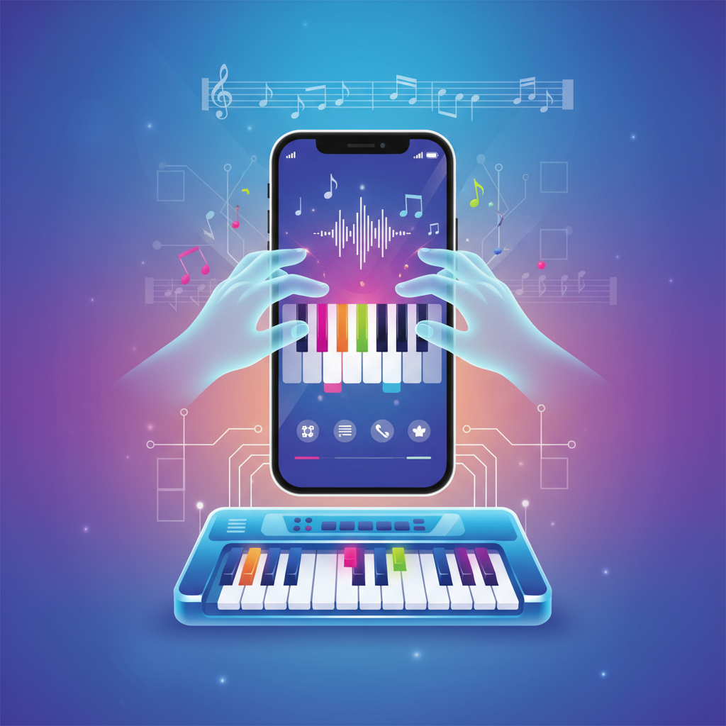 Aprenda a Tocar Teclado Usando Apps no Seu Celular