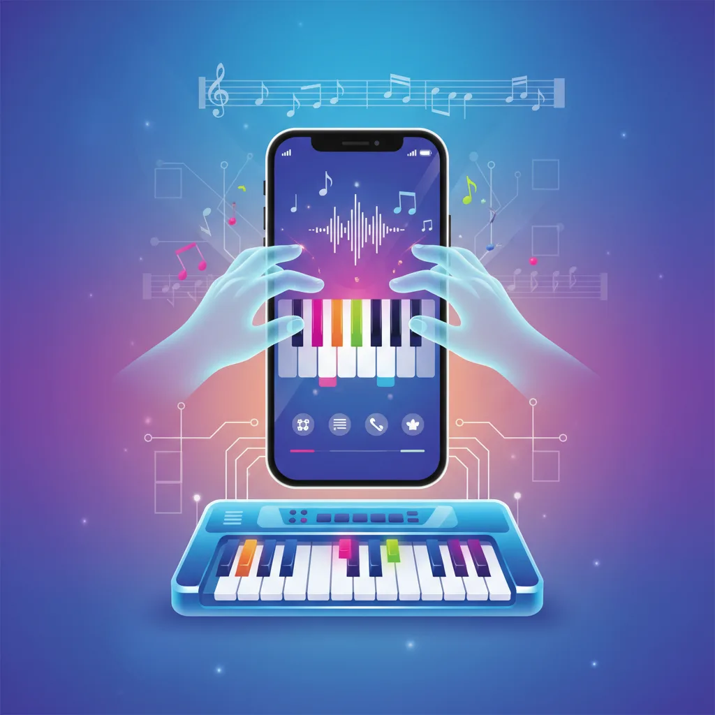 Aprenda a Tocar Teclado Usando Apps no Seu Celular